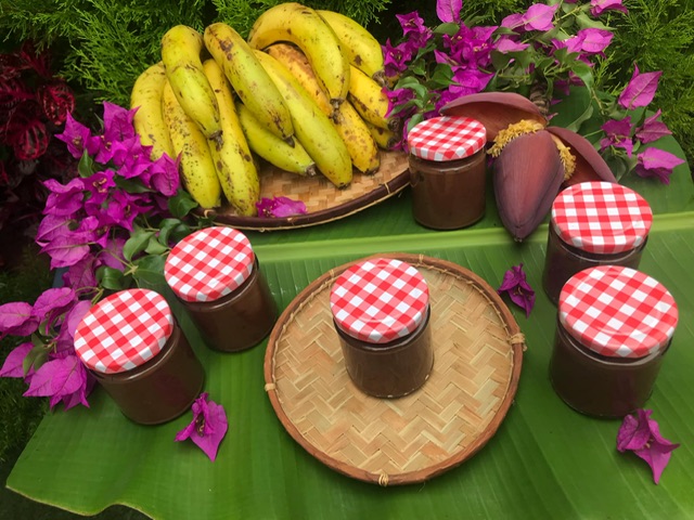 Confiture de bananes (pot de 200g)