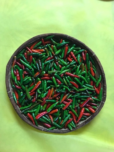 Piments petits verts ou rouges (kg)
